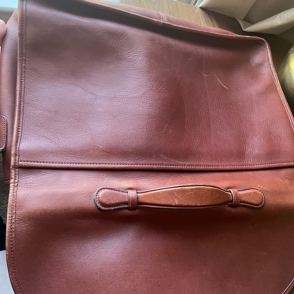 Vintage COACH Cognac “Lexington” Leather Briefcase Unisex Excellent Condition - Picture 8 of 16